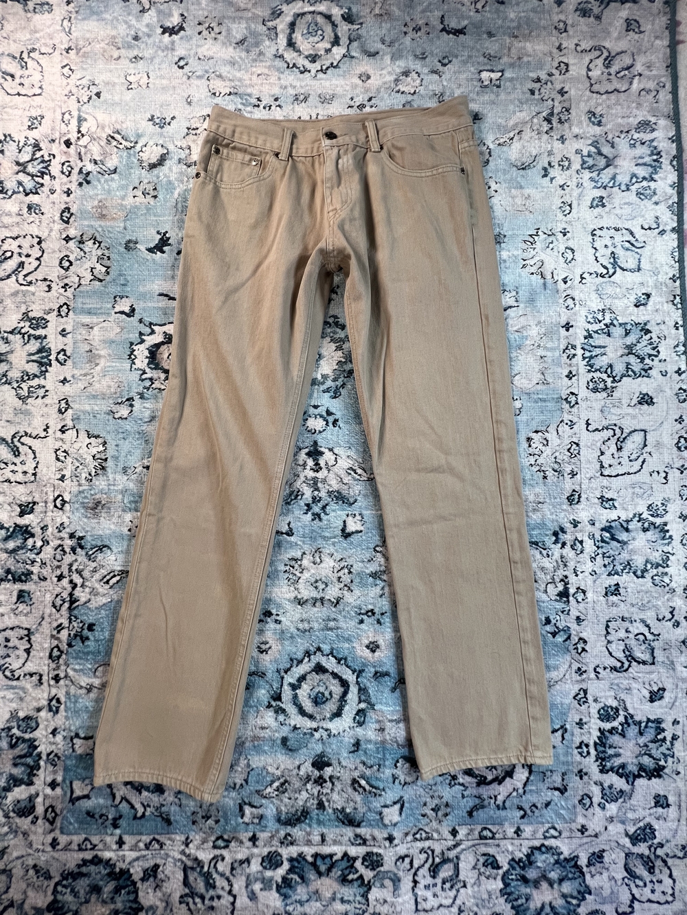 Indigo People Men Olive Straight-Leg Pants 32Wx32L - Picture 2 of 11